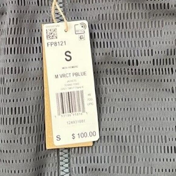 Adidas VRCT Primeblue Gray Jacket FP8121 Men’s Size S $100 NWT - Picture 4 of 9